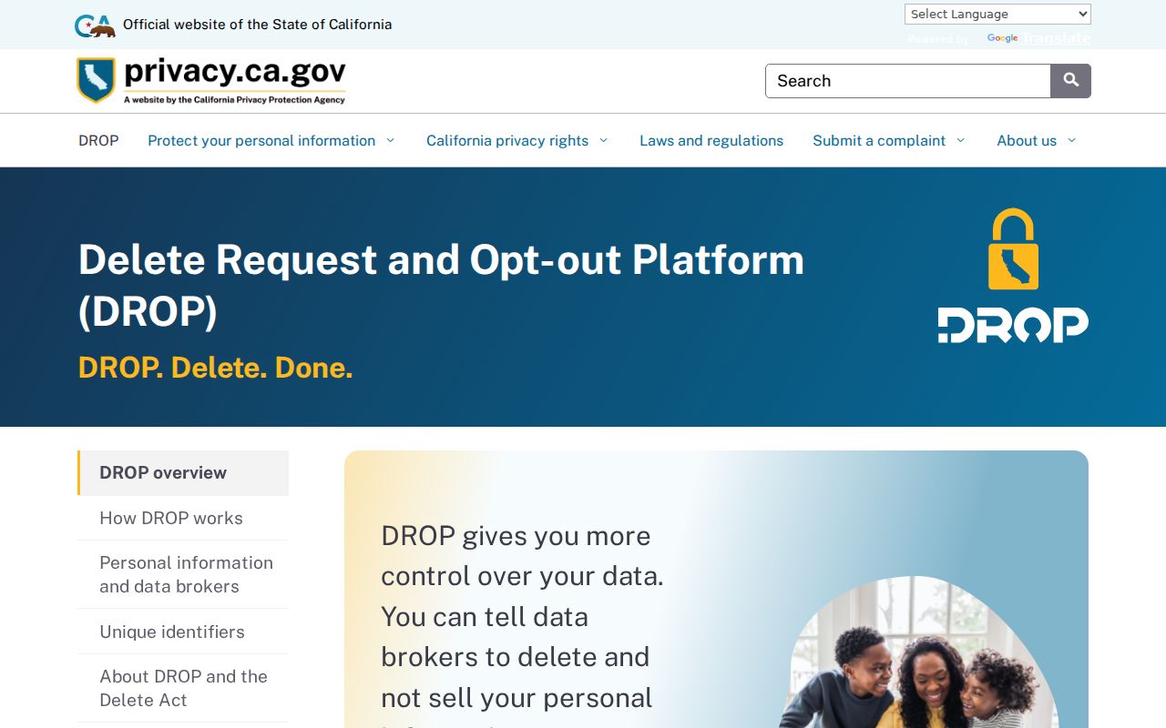 El Cerrito neighbors California data deletion service