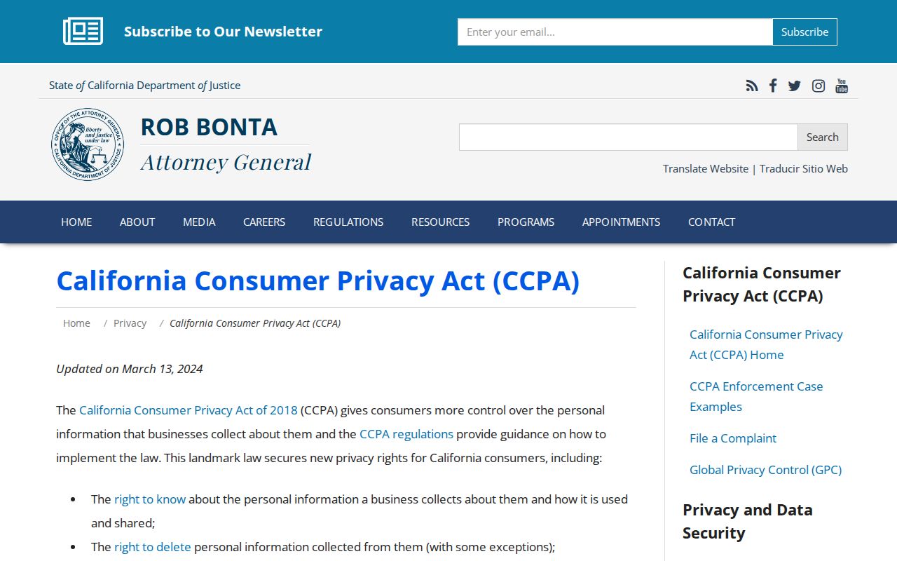El Cerrito neighbors California consumer privacy rights